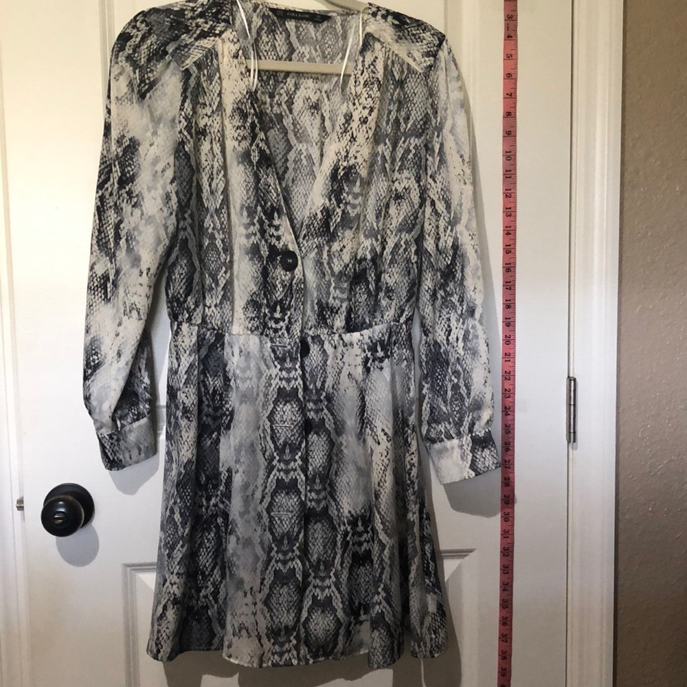 Zara Snake Skin Pattern Dress